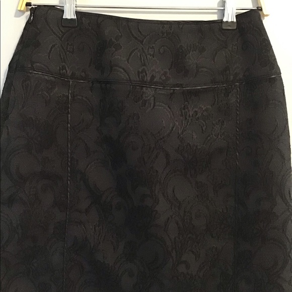 🌼 NWT Tulle Brand Jacquard Damask Skirt Bows Sz L - Picture 6 of 7